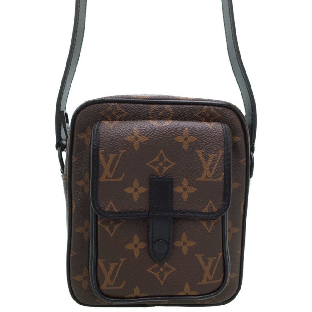 Louis Vuitton Monogram Macassar Christopher Wearable Wallet Shoulder Bag